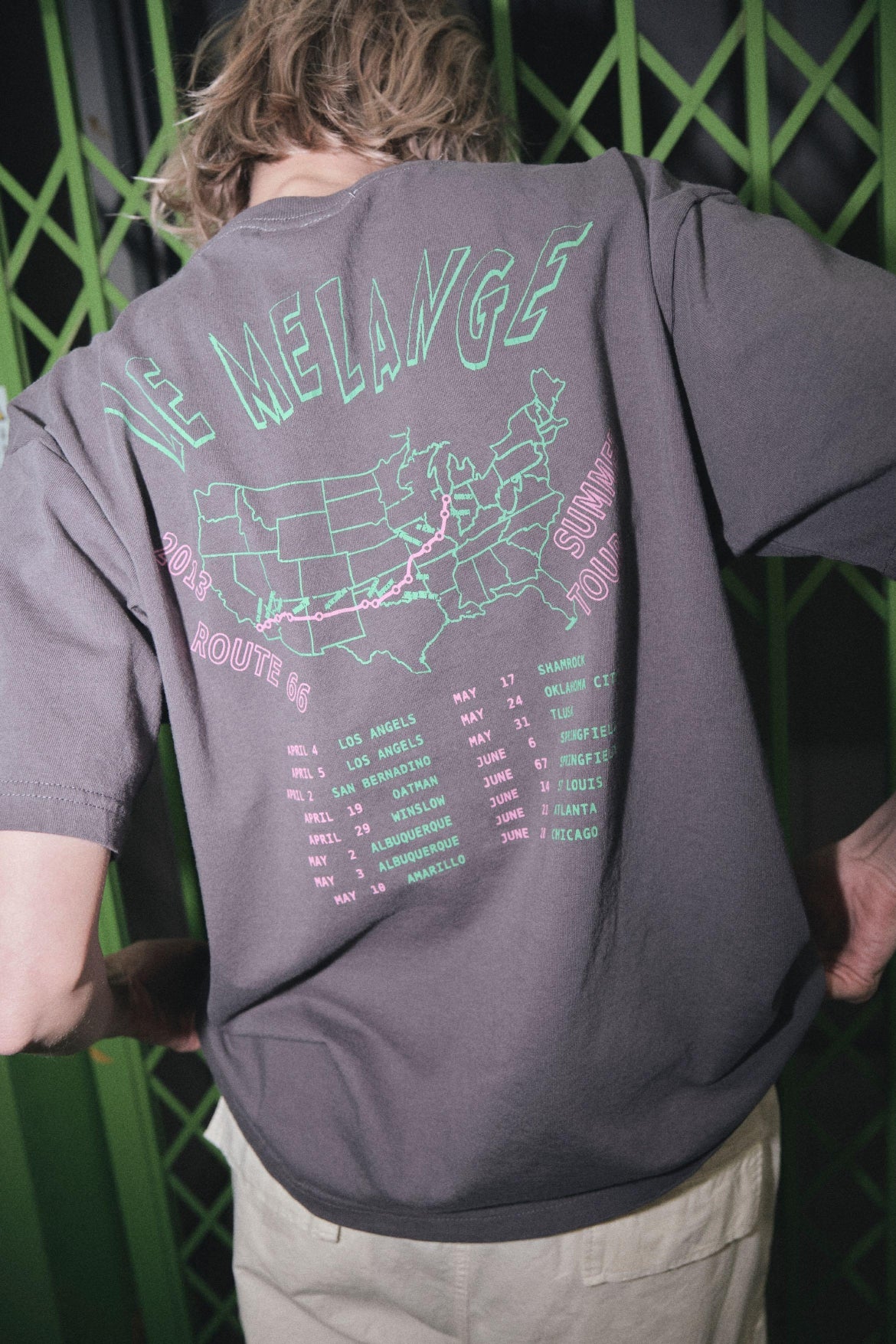 【LE MÉLANGE】バックプリントTシャツ/8621006