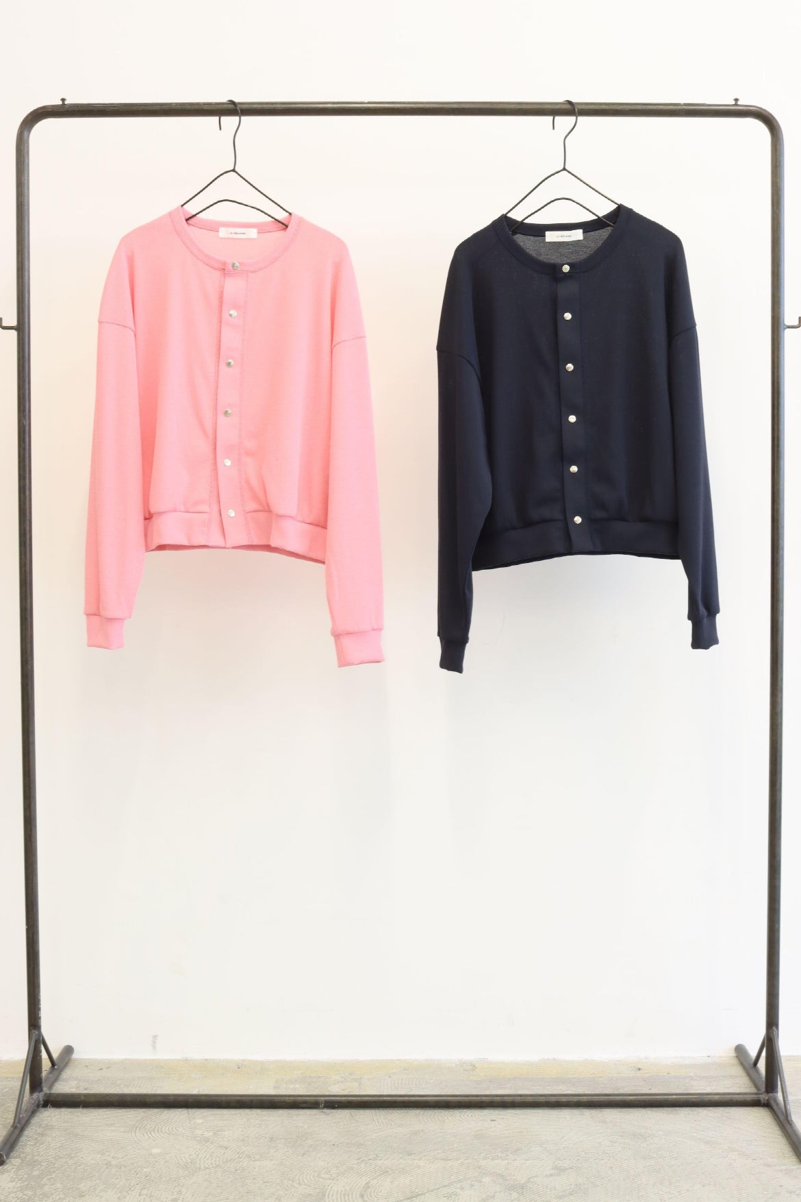 【LE MÉLANGE】サーマルクルーネックカーディガン/8621101