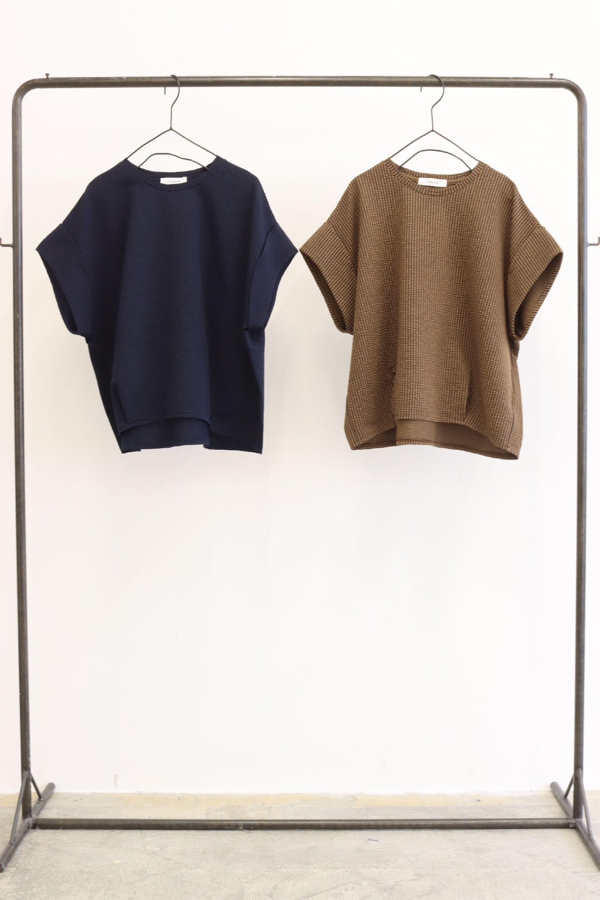 【LE MÉLANGE】ハイゲージサッカー折り返し袖プルオーバー/8621016