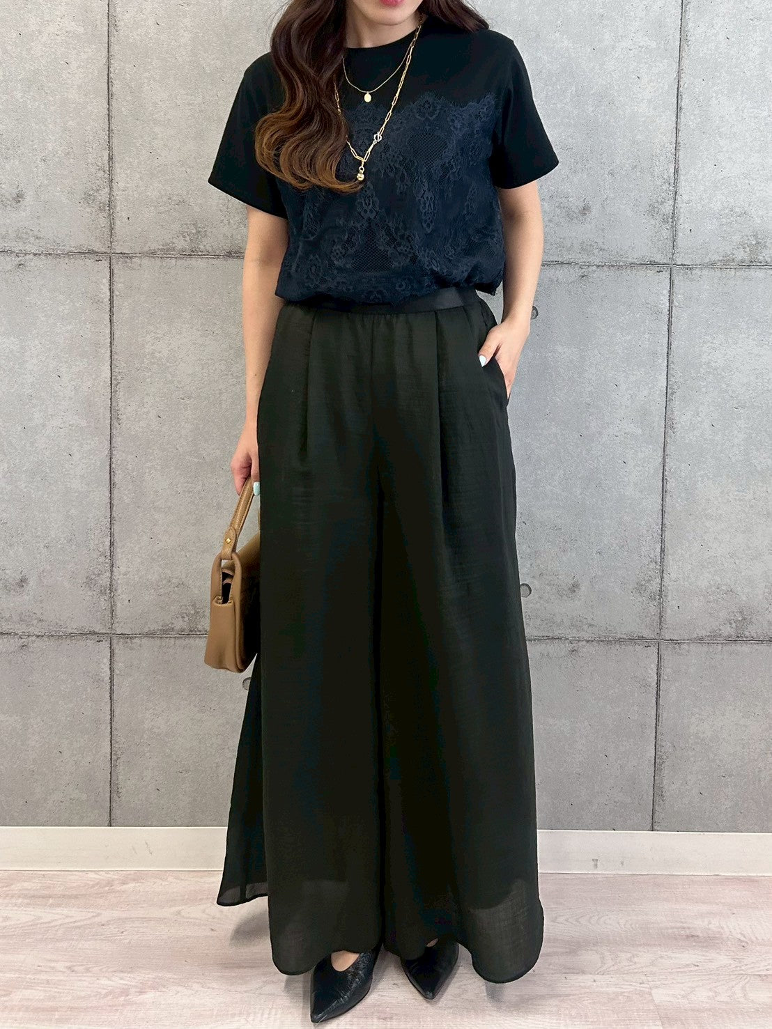 【再入荷】【ROSIEE】レースビスチェ風トップス/R830304