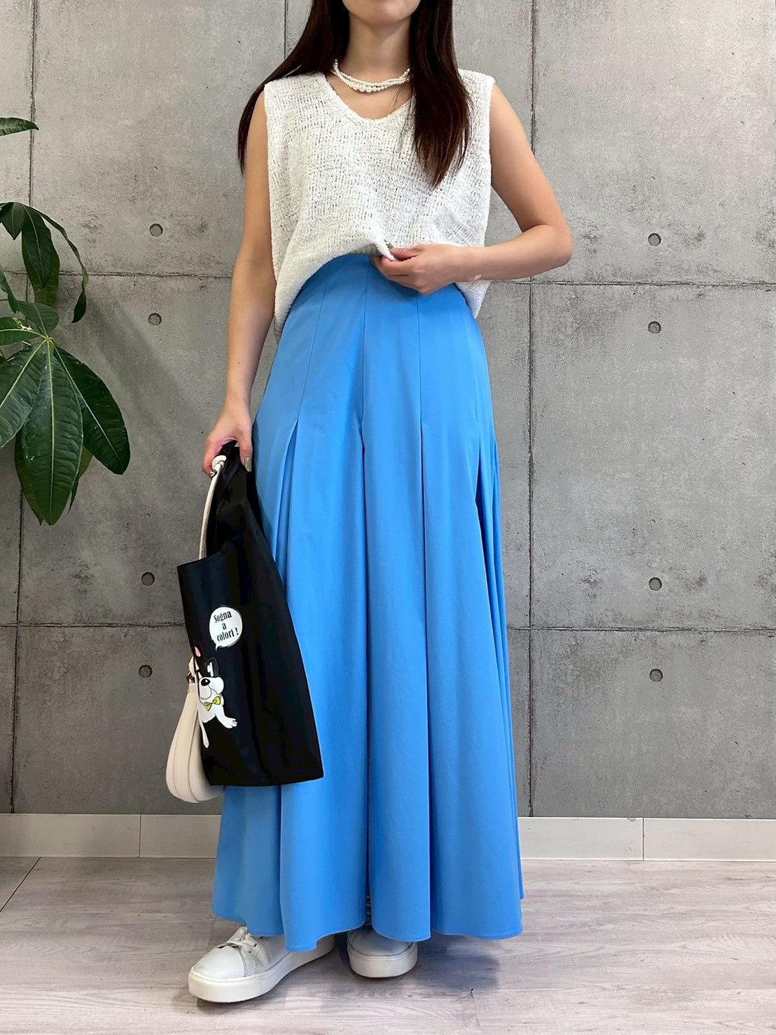 【ROSIEE】チャーム付フレンチブルドッグプリントマルシェバッグ/R781032