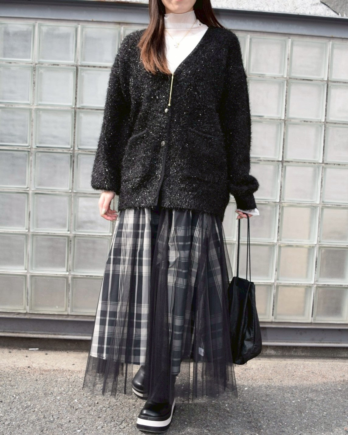 【ROSIEE】きらきらラメニットカーディガン/R781216