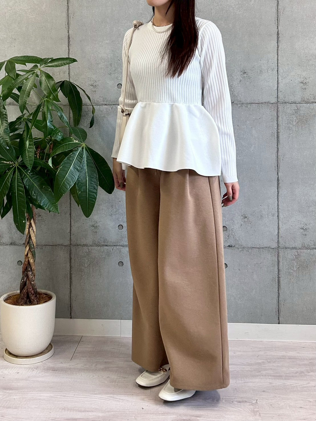 【ROSIEE】ウエストデザインタックスウェットパンツ/R780340