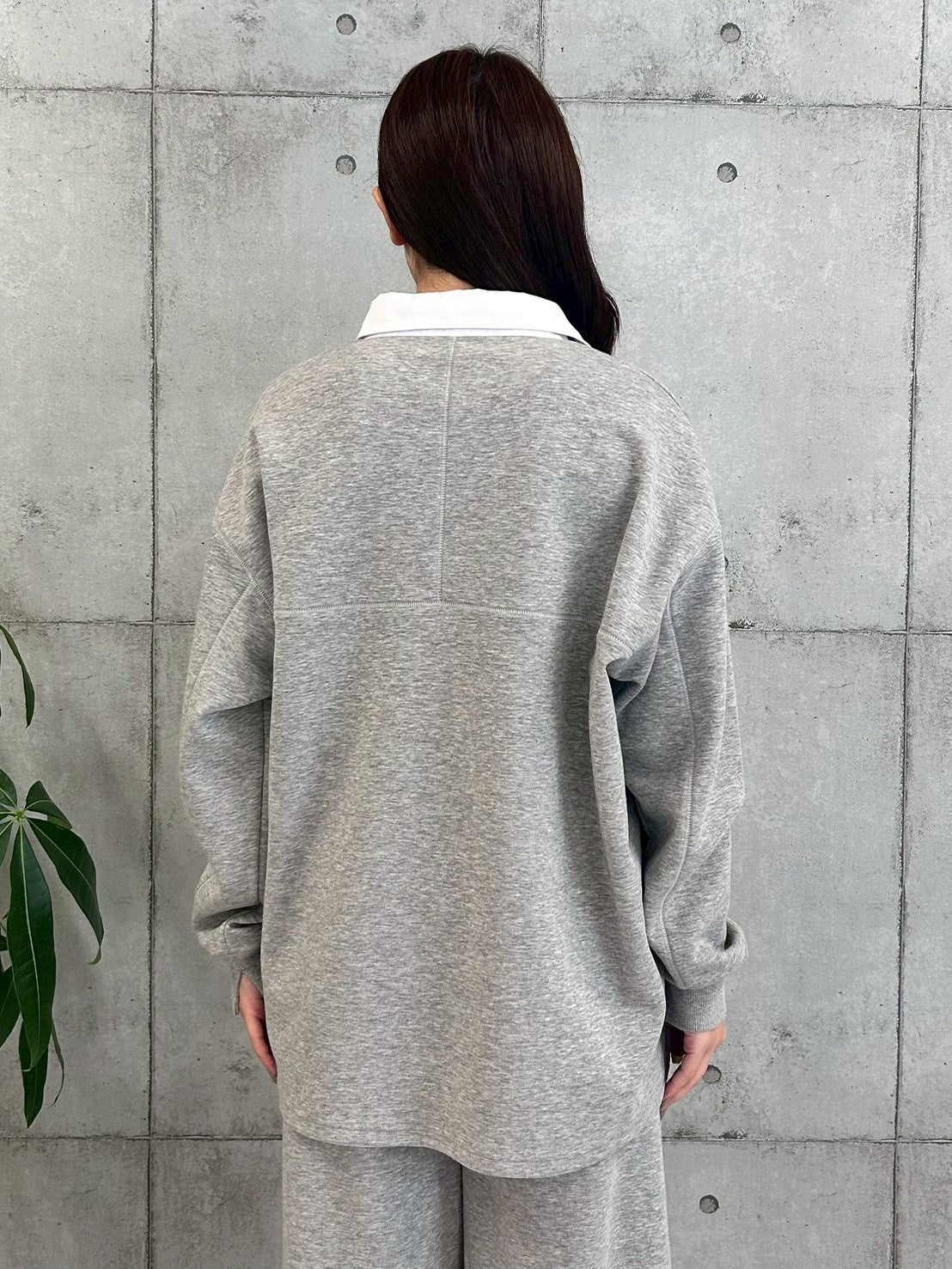 【ROSIEE】シャツレイヤード風スウェット/R780342