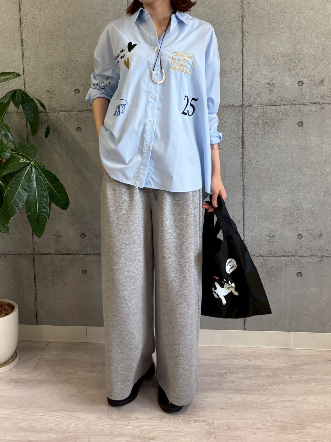 【ROSIEE】ウエストデザインタックスウェットパンツ/R780340