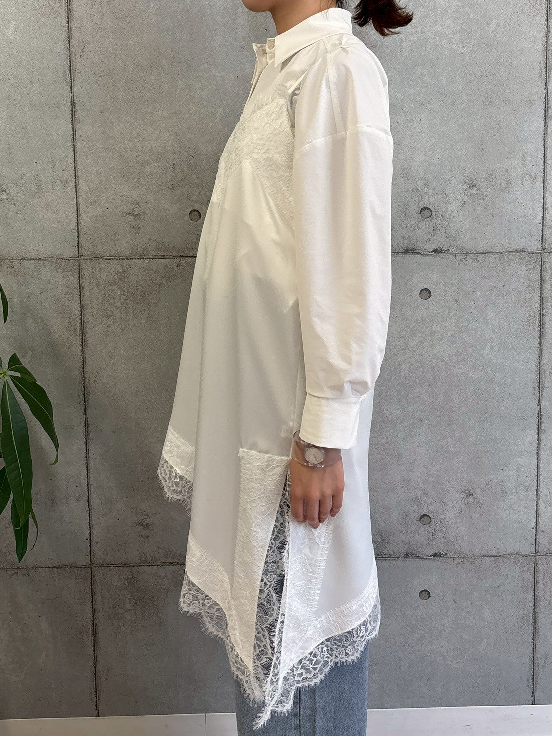 【ROSIEE】アシメントリーサテンレースキャミワンピース/R783239