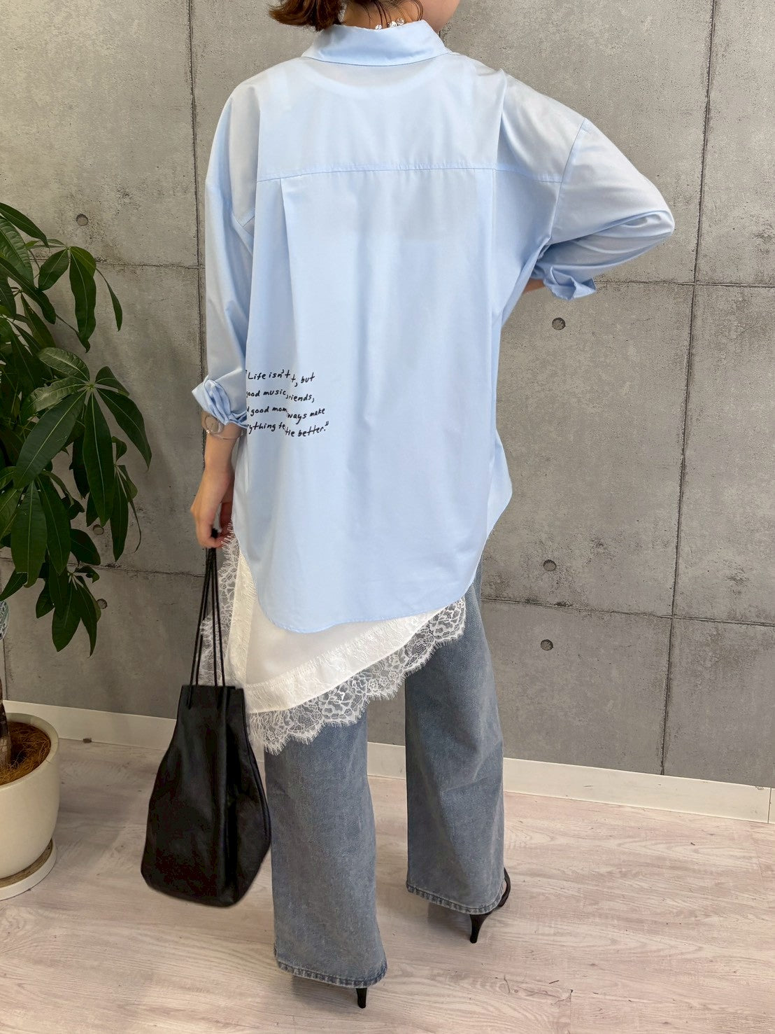 【ROSIEE】アシメントリーサテンレースキャミワンピース/R783239