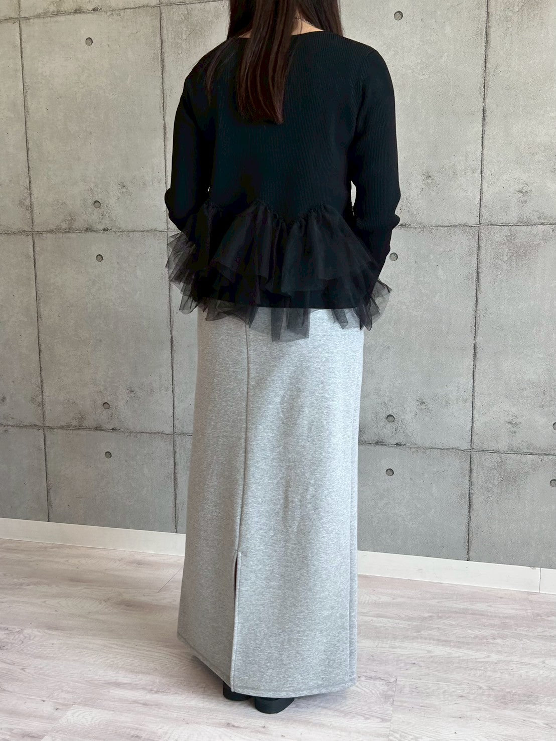 【ROSIEE】Iラインソフトスウェットスカート/R750333