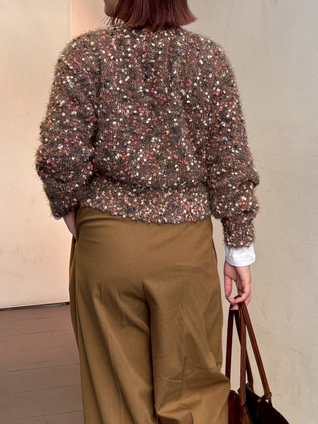 【ROSIEE】ぽこぽこヤーンショートニット/R781210