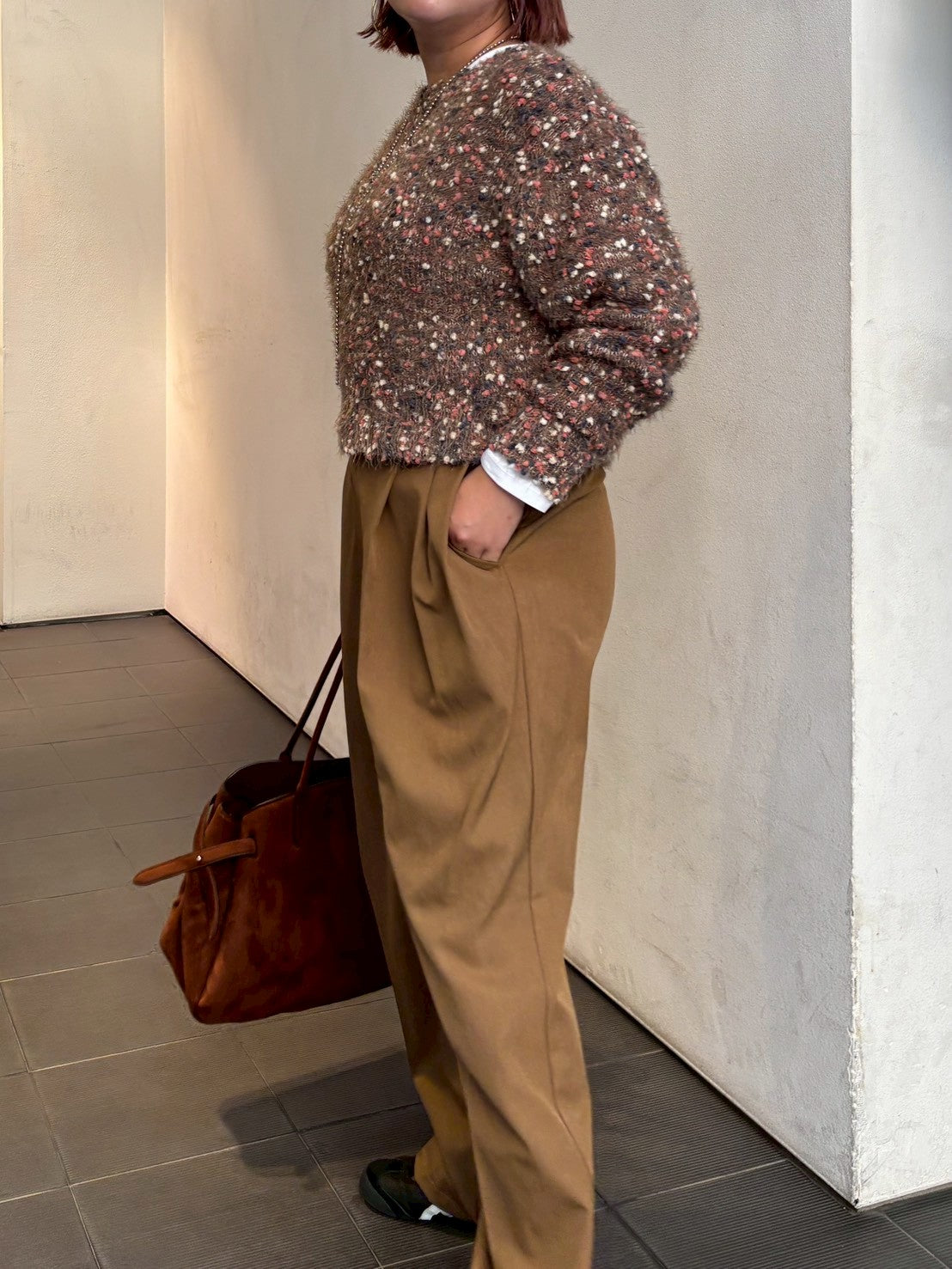 【ROSIEE】ぽこぽこヤーンショートニット/R781210