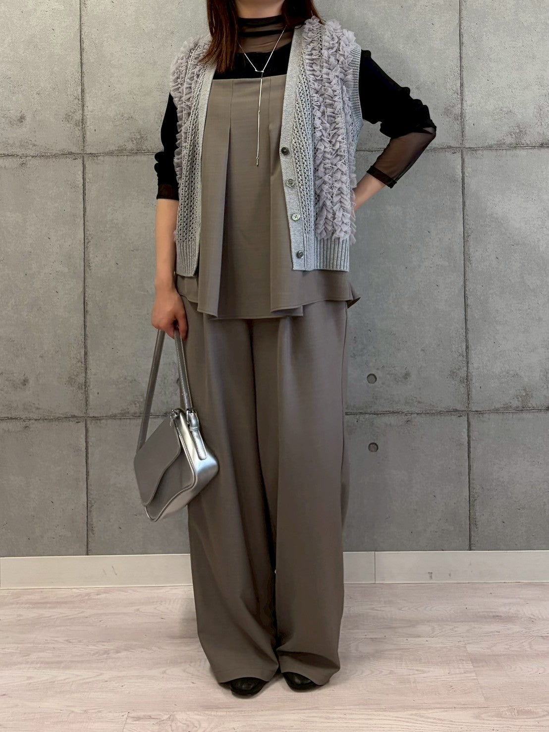 【ROSIEE】シアーチュールドッキングニット/R851239