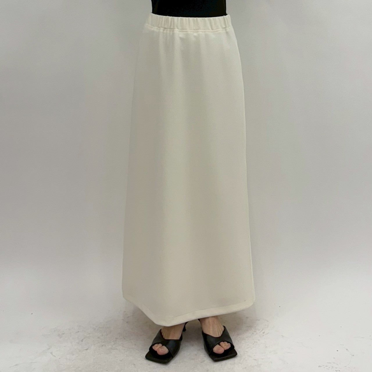 【cafune】ダブルニットバックフレアスカート/15611