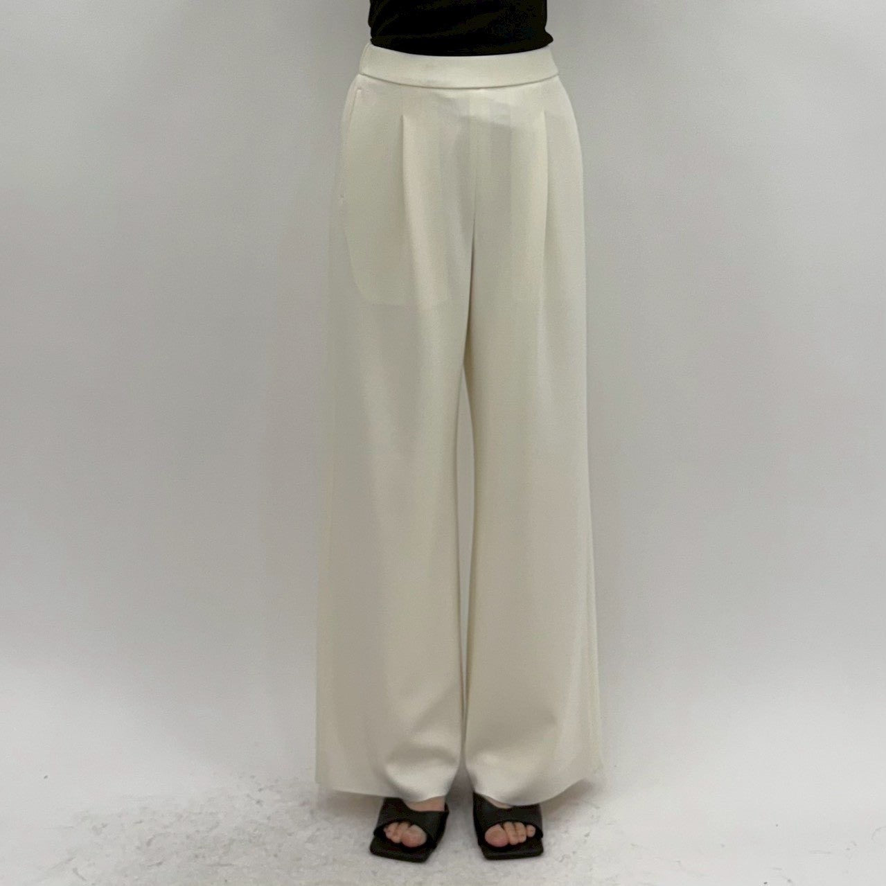 【cafune】ダブルニットイージーワイドパンツ/15610