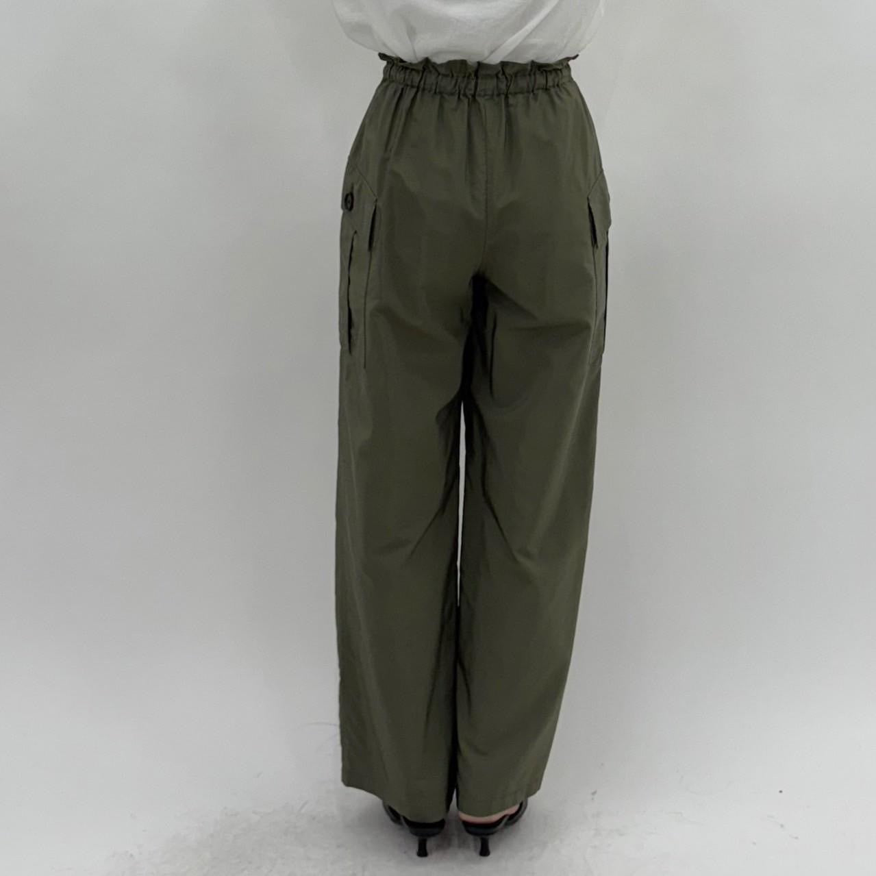 【cafune】コットンキュプラカーゴイージーパンツ/615601