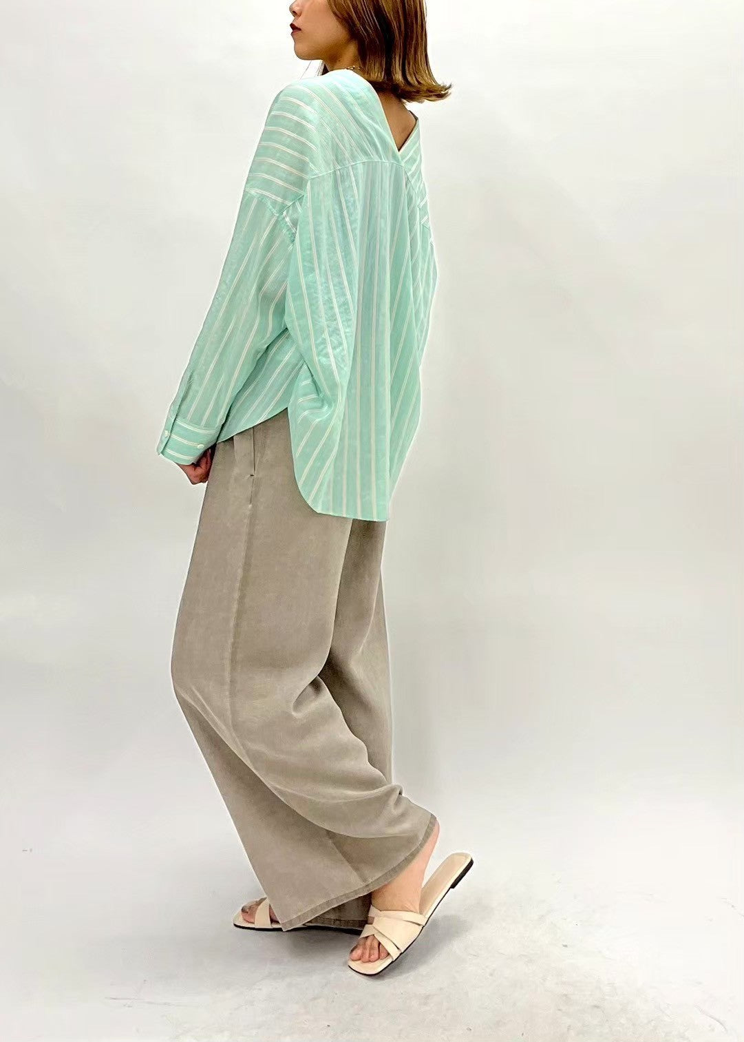 【PASSIONE】テンセルデニムワイドパンツ/16615