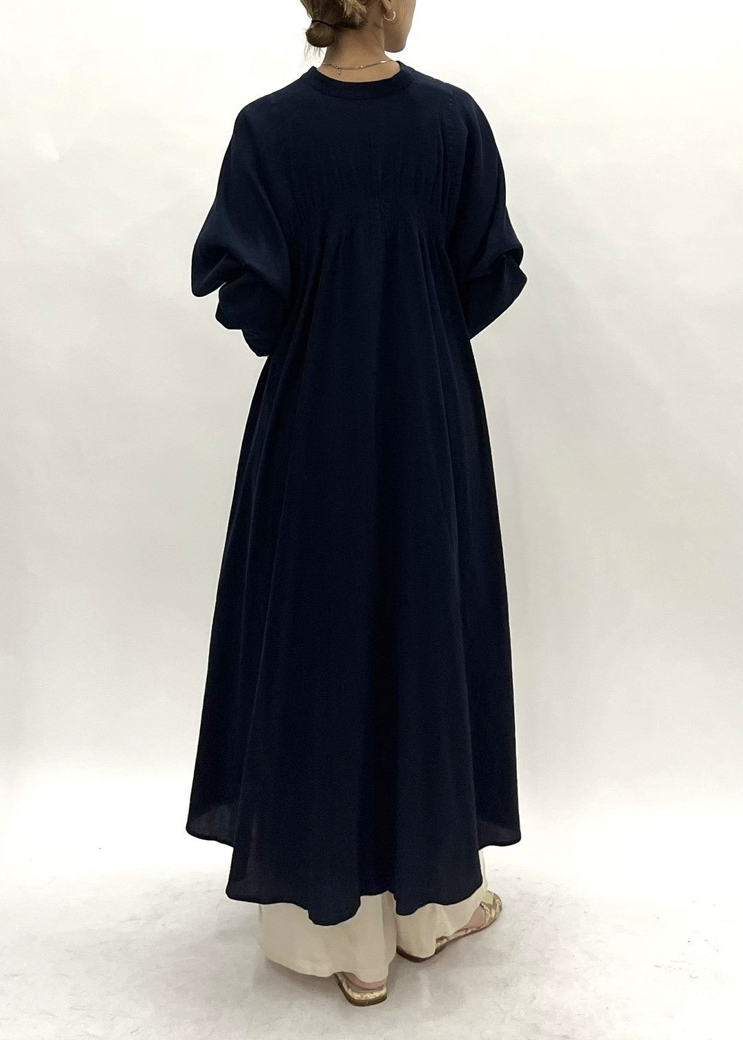 【PASSIONE】/バックギャザー切り替えワンピース/16101