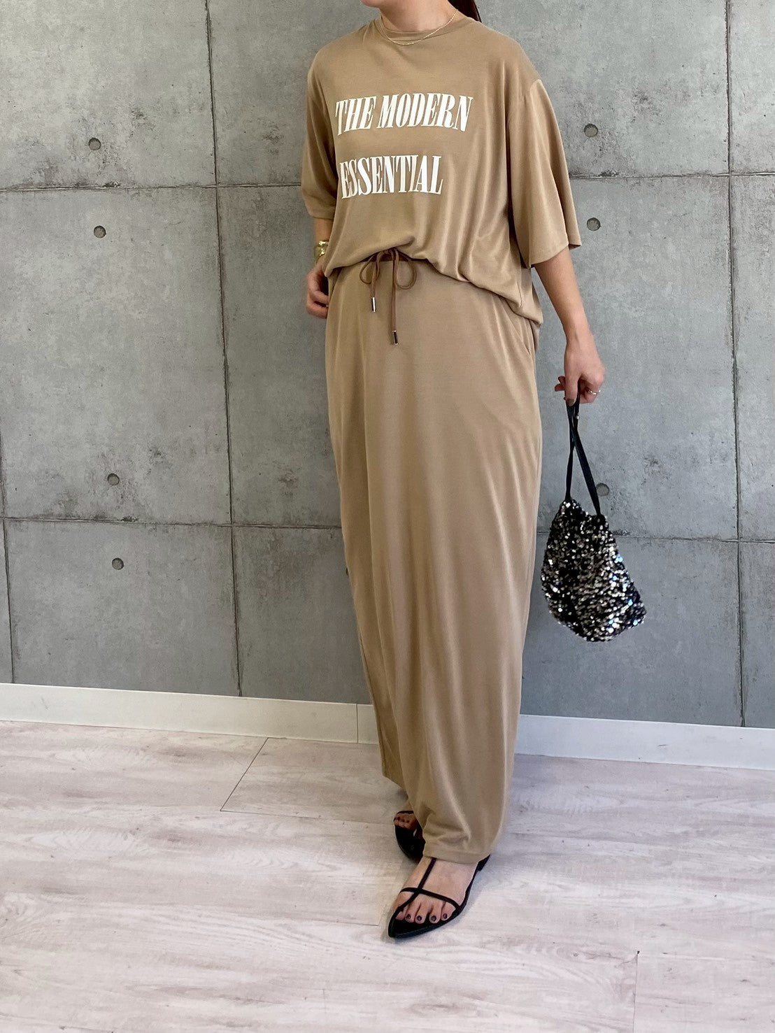 【ROSIEE】ソフトな風合いIラインスカート/R810305