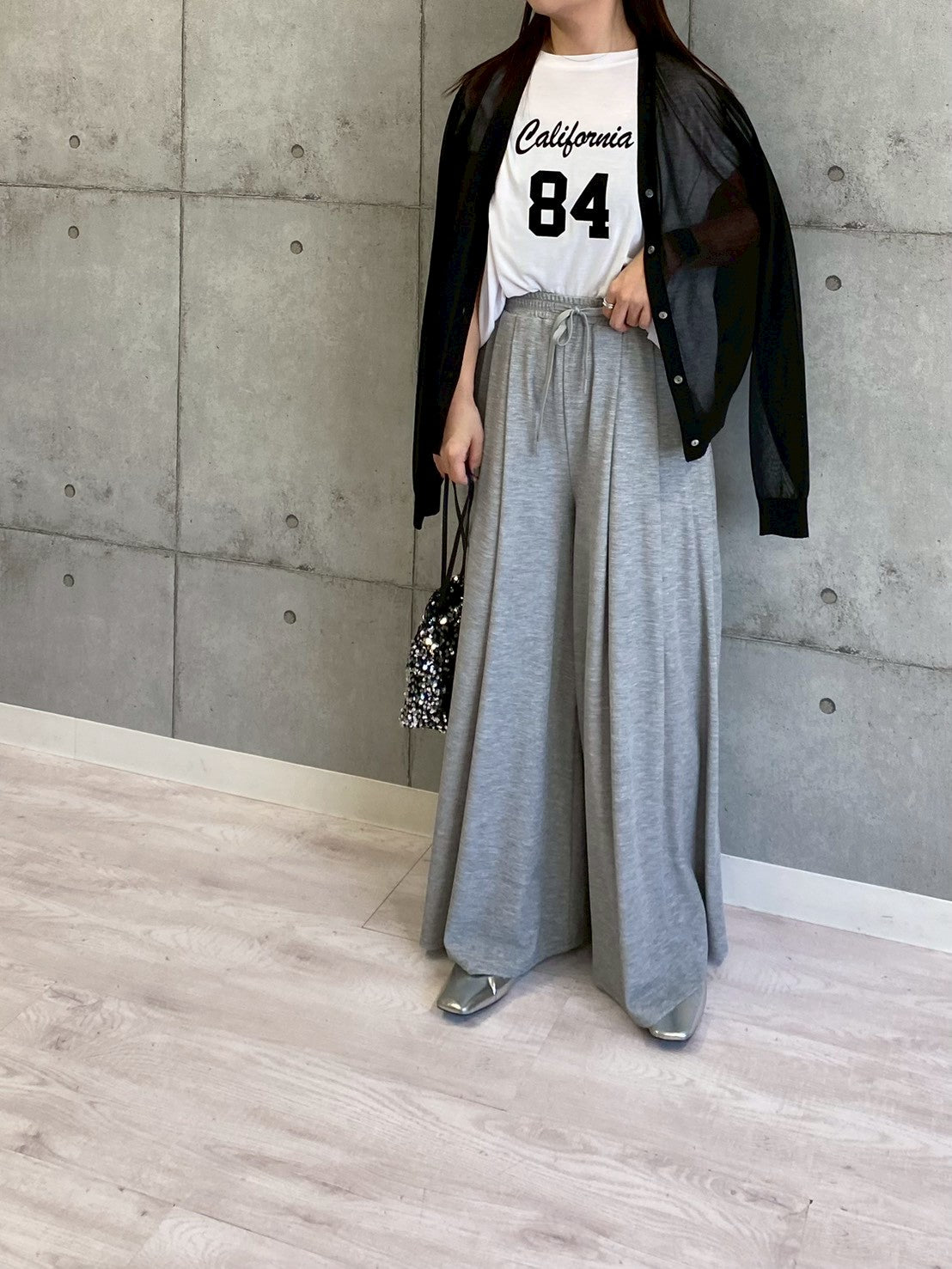 【ROSIEE】タック入りワイドイージーパンツ/R810315