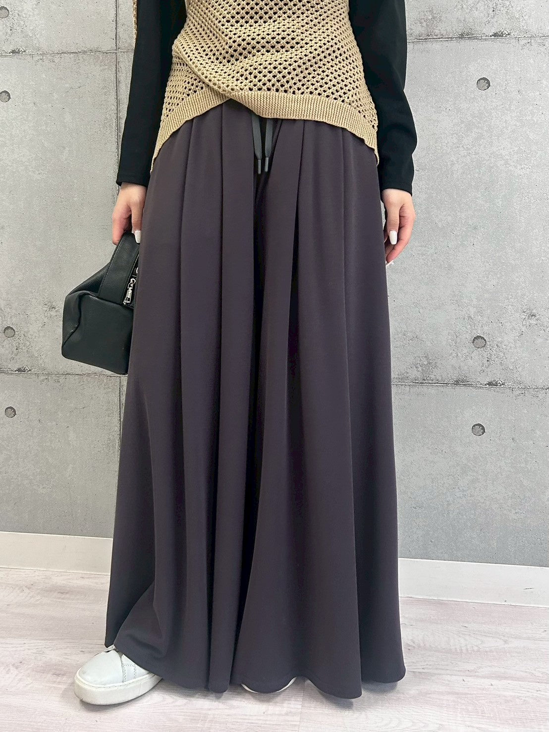 【ROSIEE】タック入りワイドイージーパンツ/R810315