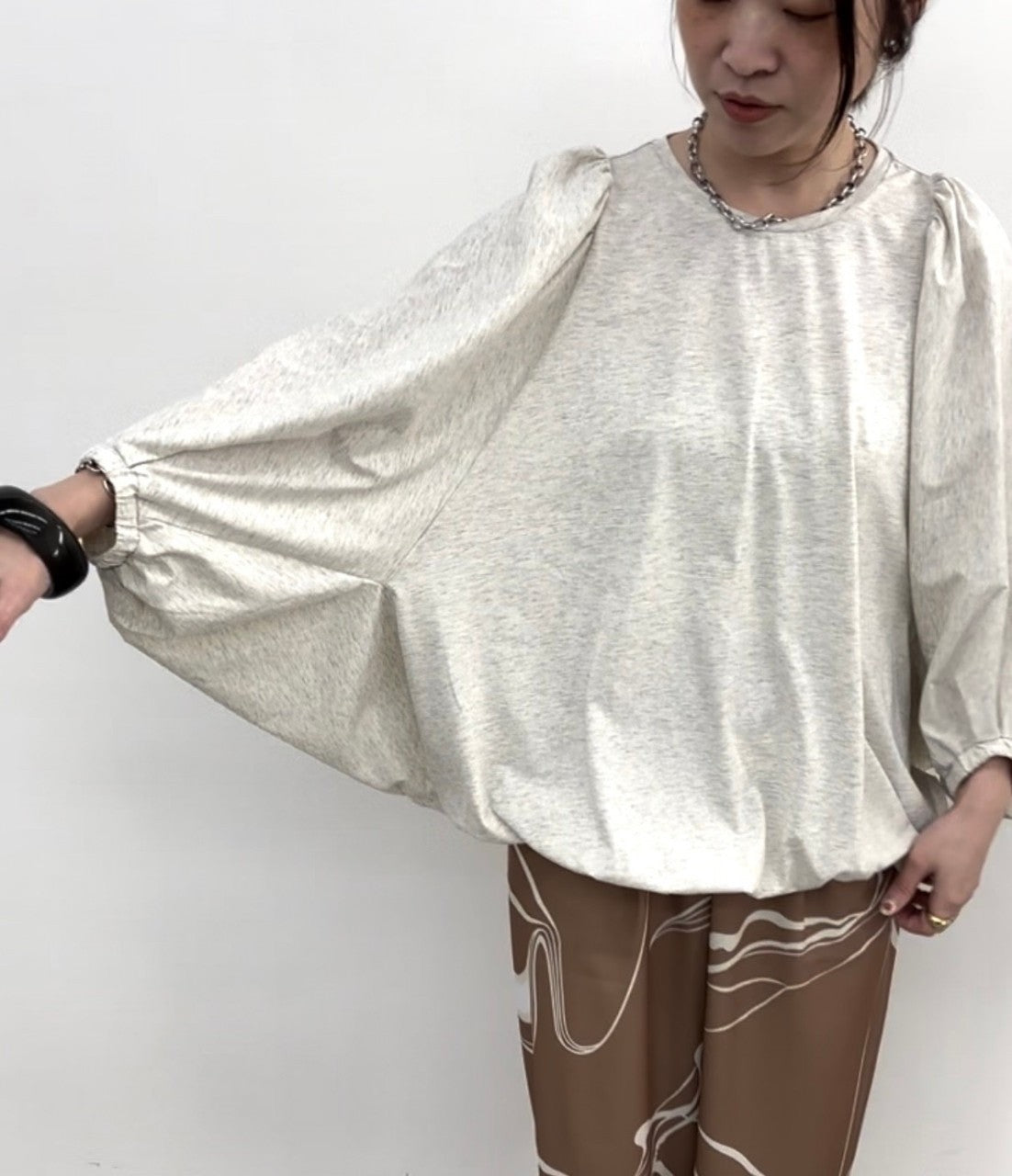 【CLOCHE】袖デザインT/512-85729