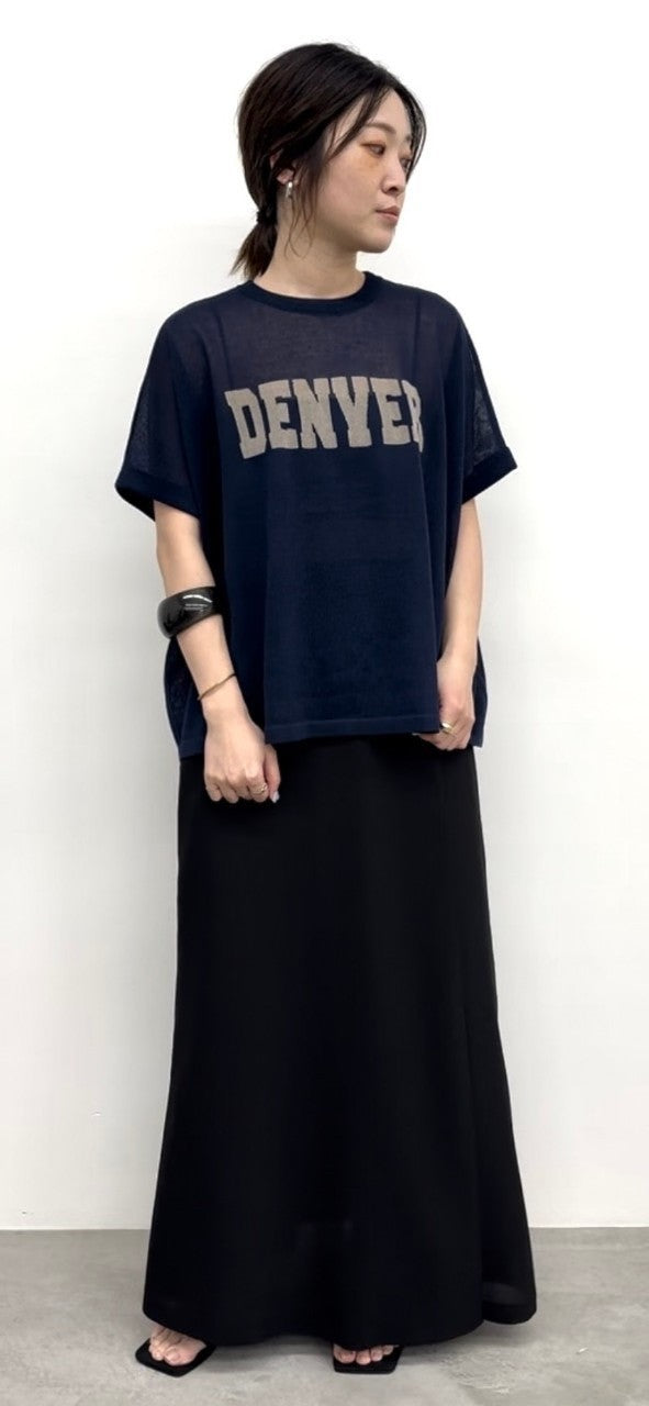 【CLOCHE】インターシャロゴトップス2way /512-85648