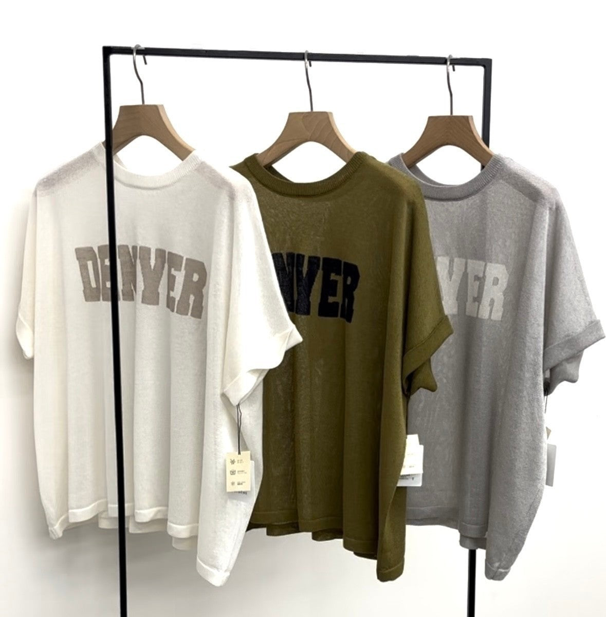 【CLOCHE】インターシャロゴトップス2way /512-85648