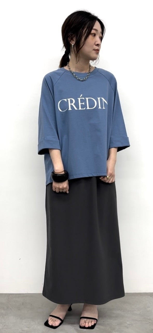 【CLOCHE】箔ロゴT5分袖/512-85691