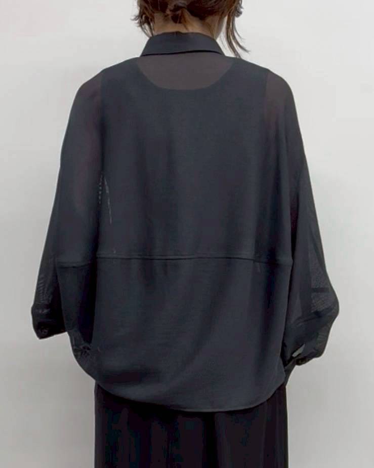 【CLOCHE】メッシュシャツ/612-85588