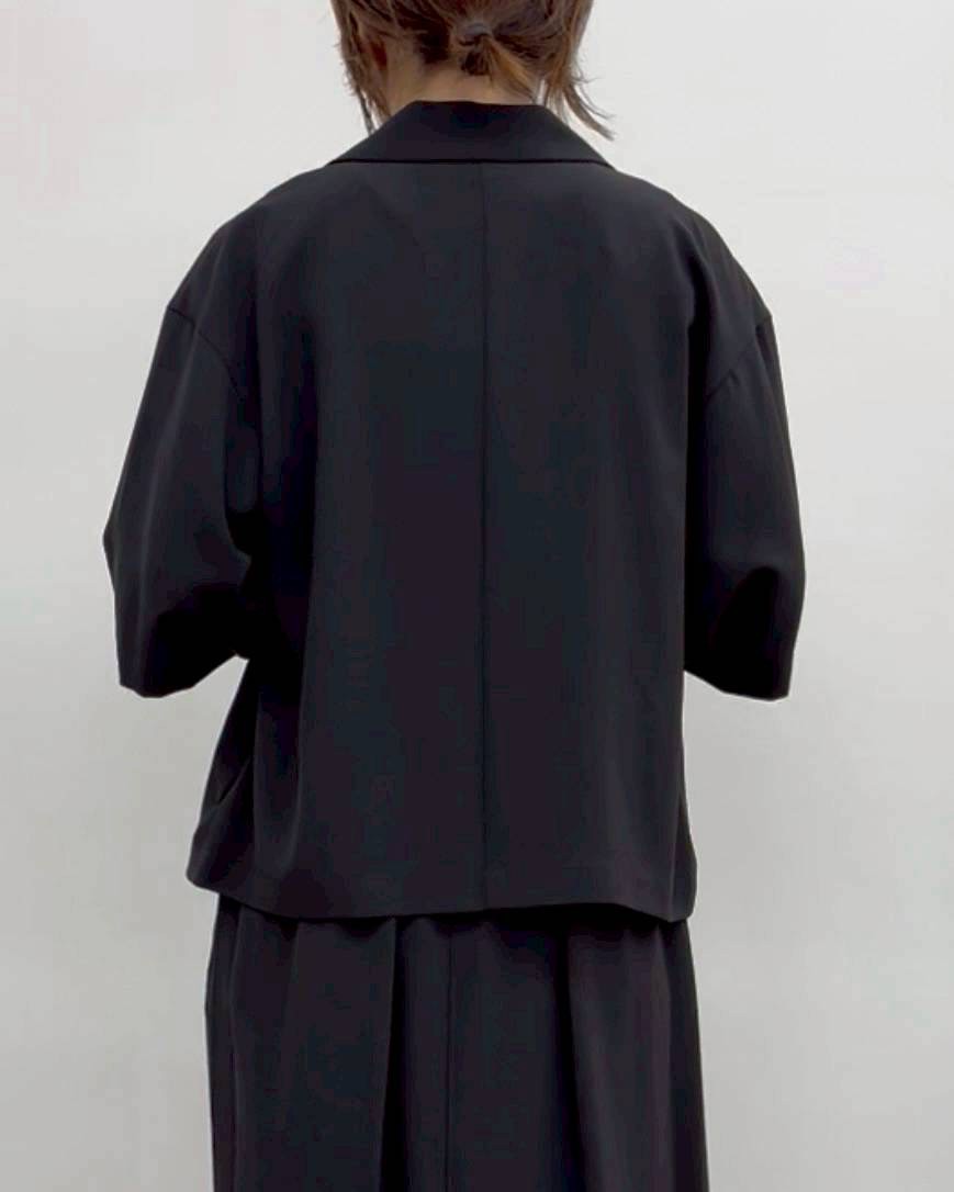【CLOCHE】接触冷感5分袖ジャケット/612-85616