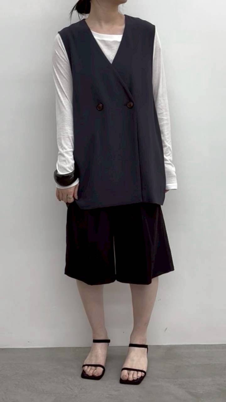 【CLOCHE】接触冷感ジレ/612-85615