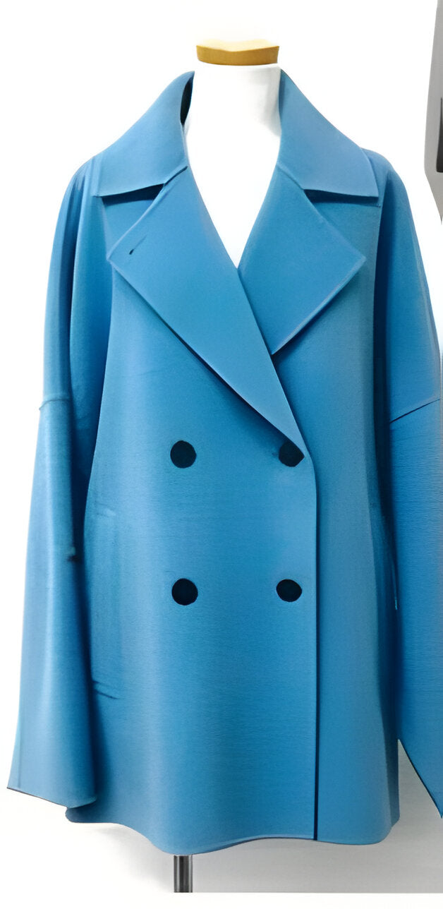 【CLOCHE】S140ダブルビーバーミドルPコート/652-84500