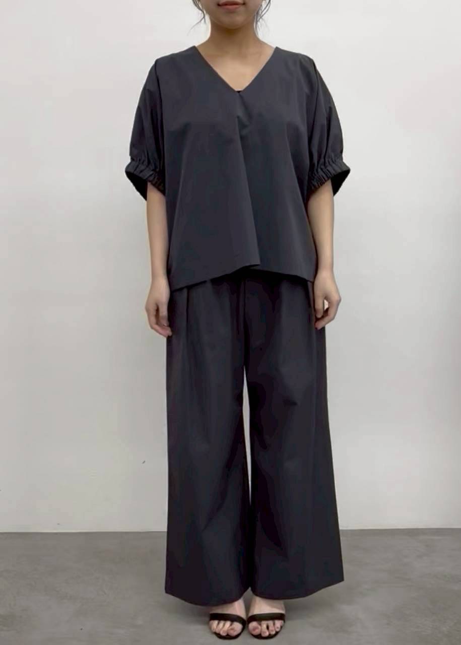 【CLOCHE】タックワイドイージーパンツ/652-86524