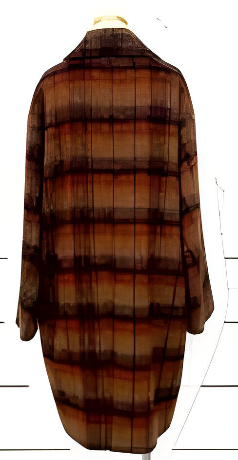 【CLOCHE】シャギーチェックコート/650-84000