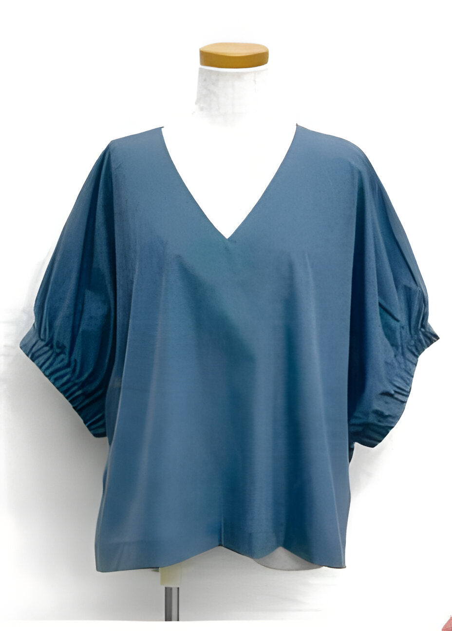 【CLOCHE】2WAYギャザースリーブプルオーバー/652-85596