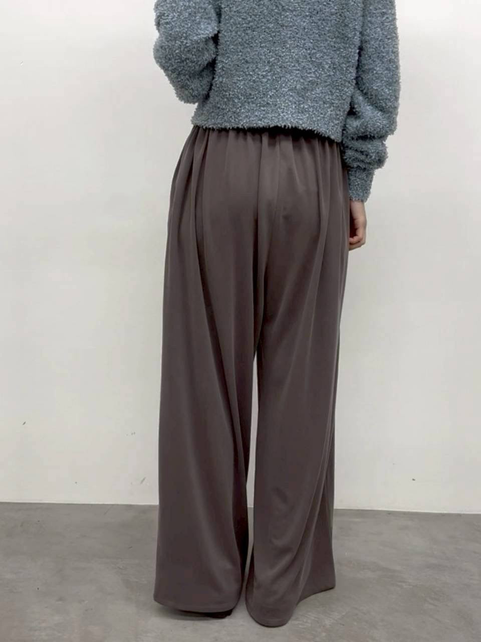 【CLOCHE】モダールジャージワイドパンツ/652-86514