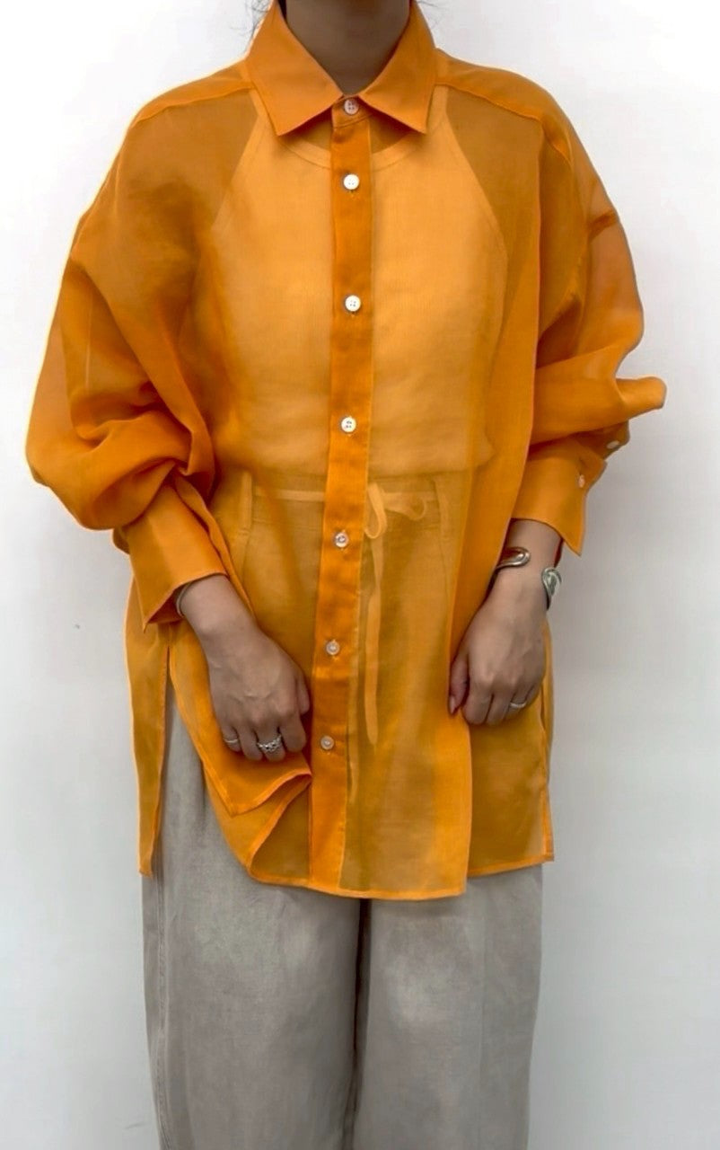 【CLOCHE】シアーシャツ/610-85007