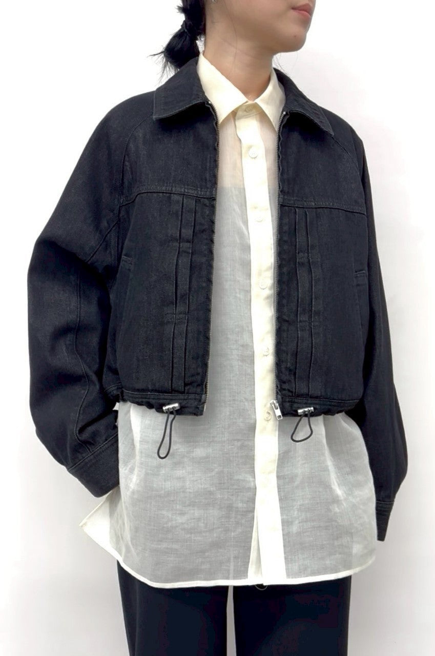 【CLOCHE】デニムジップジャケット/612-84501