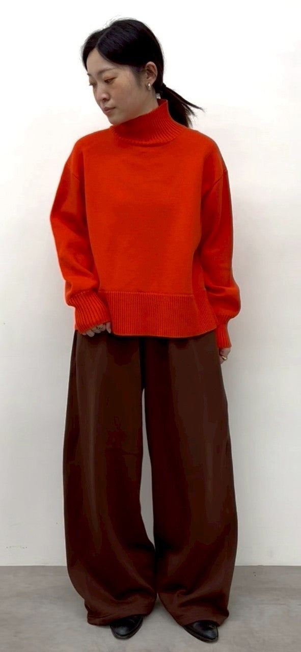 【CLOCHE】モチフワハイネックニット/552-85614、45285654