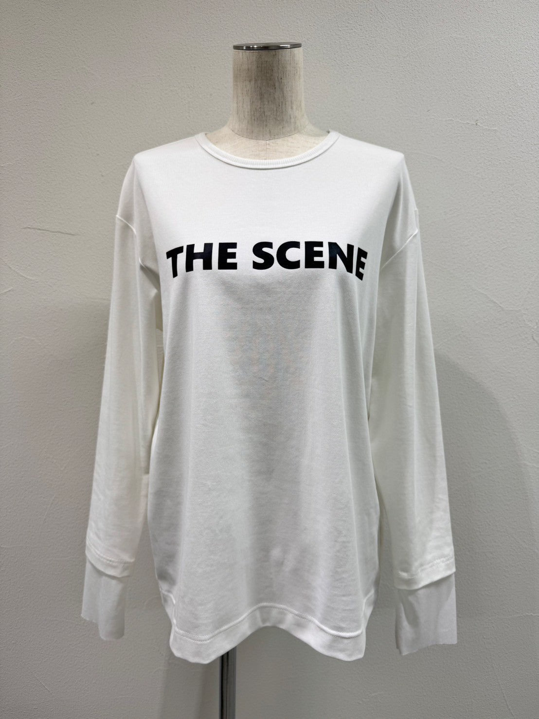 【CYAN TOKYO】チュールスリーブロゴL/S T/504362