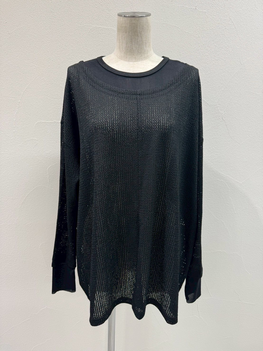 【CYAN TOKYO】チュールコンビフロントスリットトップス/504355