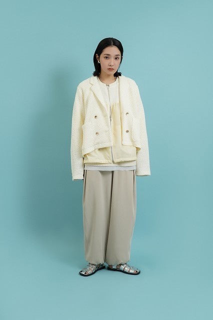 【CYAN TOKYO】ワッフルレースWテーラードJK/510293