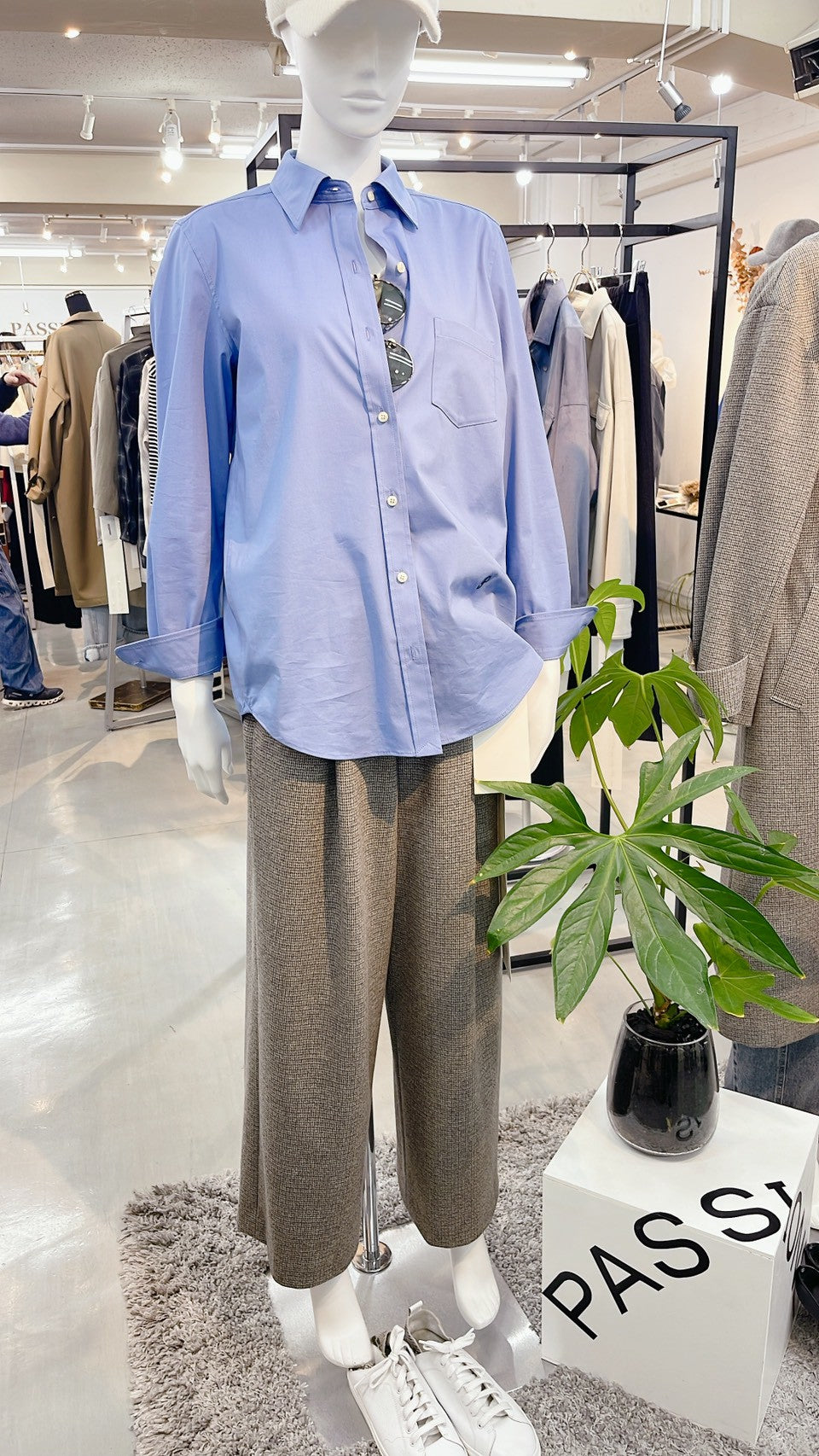 【PASSIONE】オーバーサイズコットンシャツ/36408