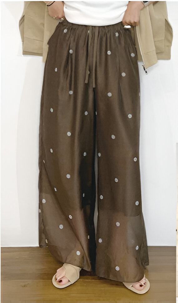 【PRIORITY】ドットプリントパンツ/P61021JT