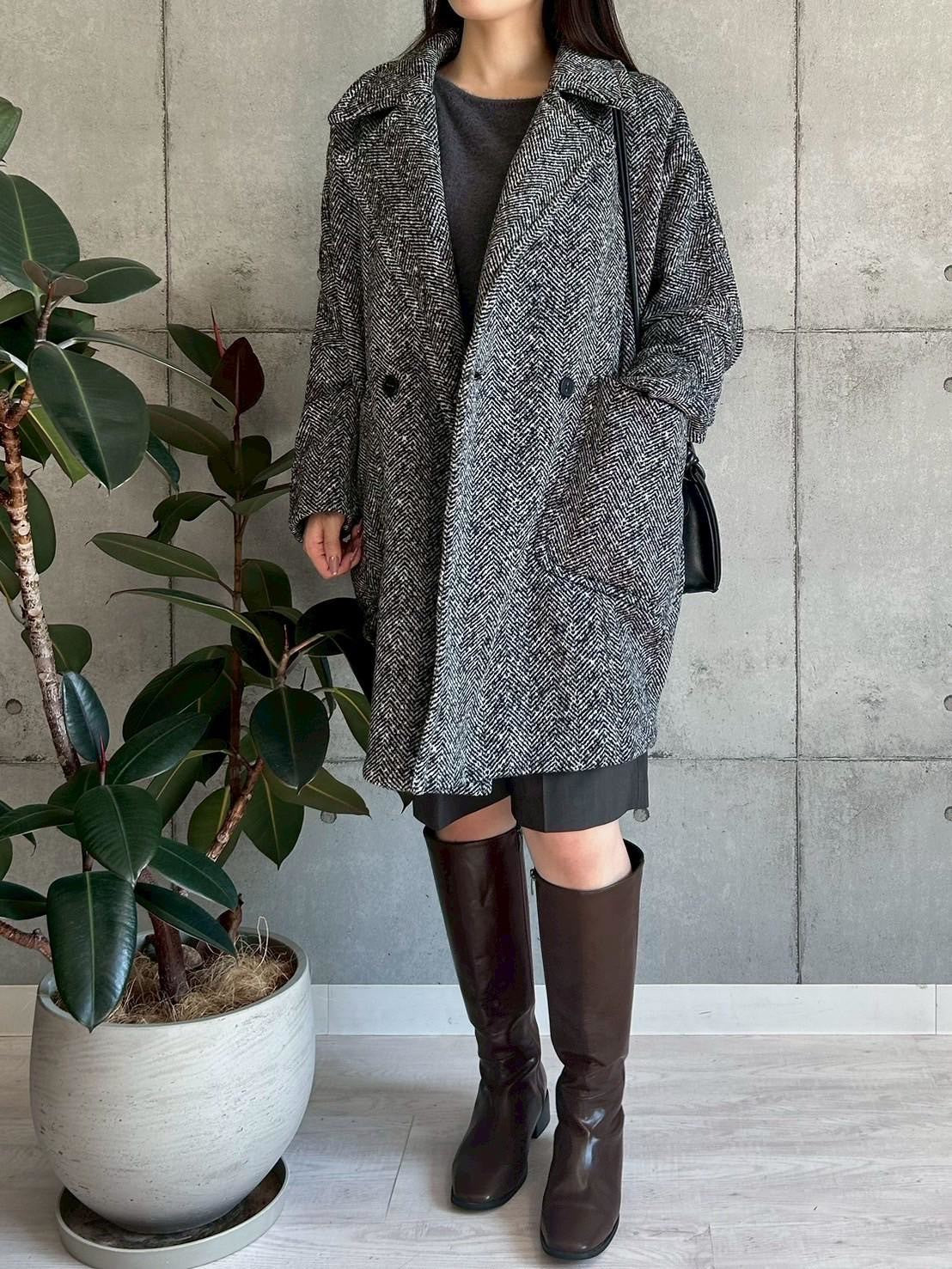 【ROSIEE】軽量裏起毛コクーンコート/R773206