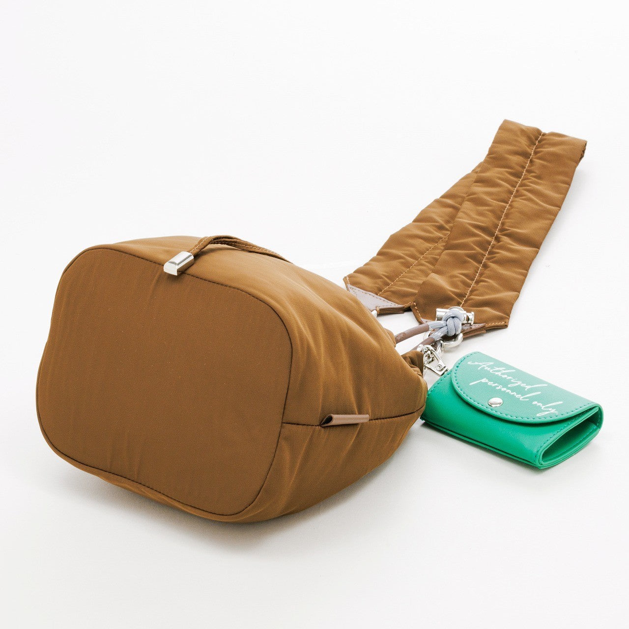 【story.】ポリエステルギャザーストラップハンドバック/3A-1847-4