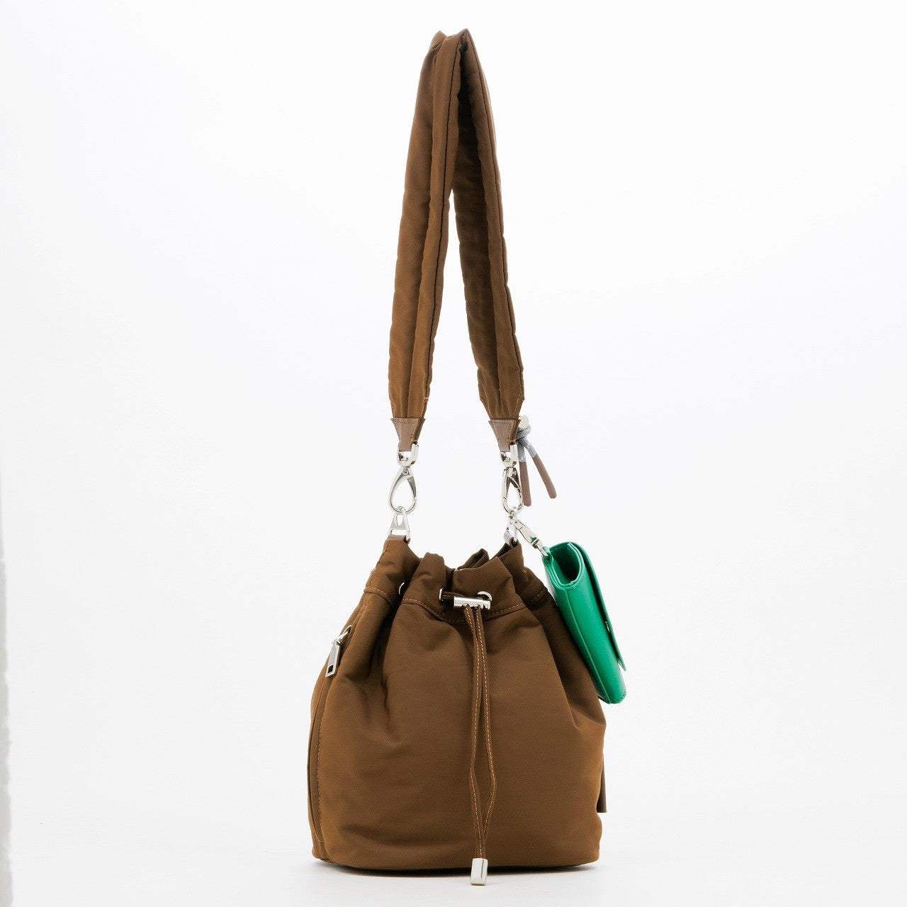 【story.】ポリエステルギャザーストラップハンドバック/3A-1847-4