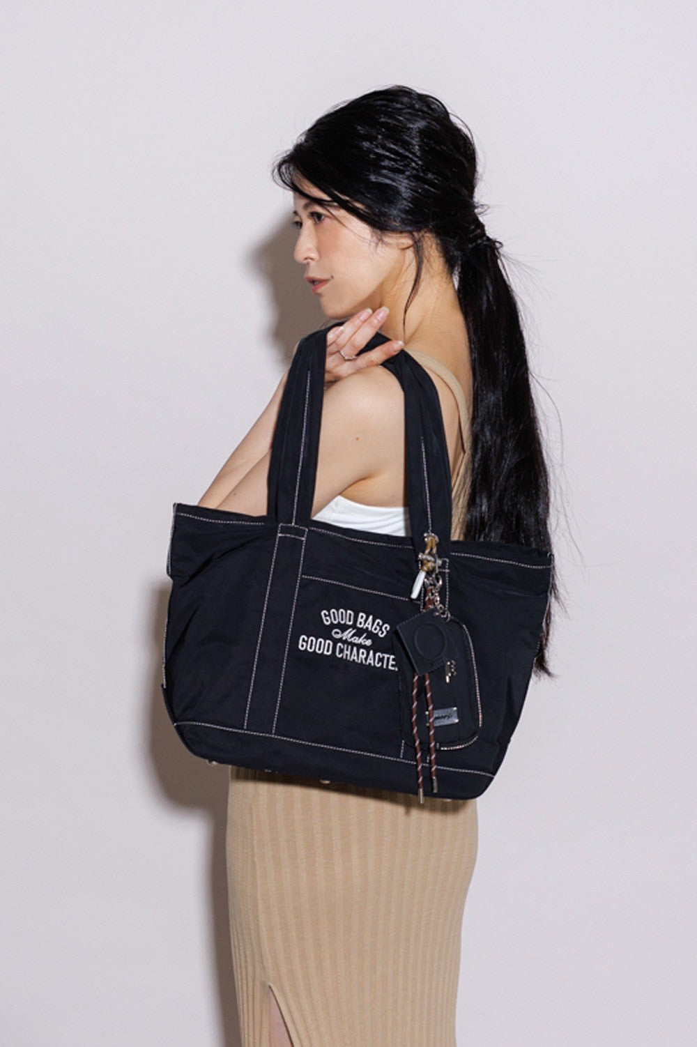 【story.】ポリエステルグッドキャラトートL/3A-1858-4