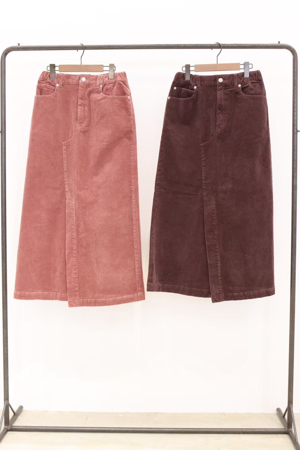 【LE MÉLANGE】ストレッチコーデュロイスカート/8553302