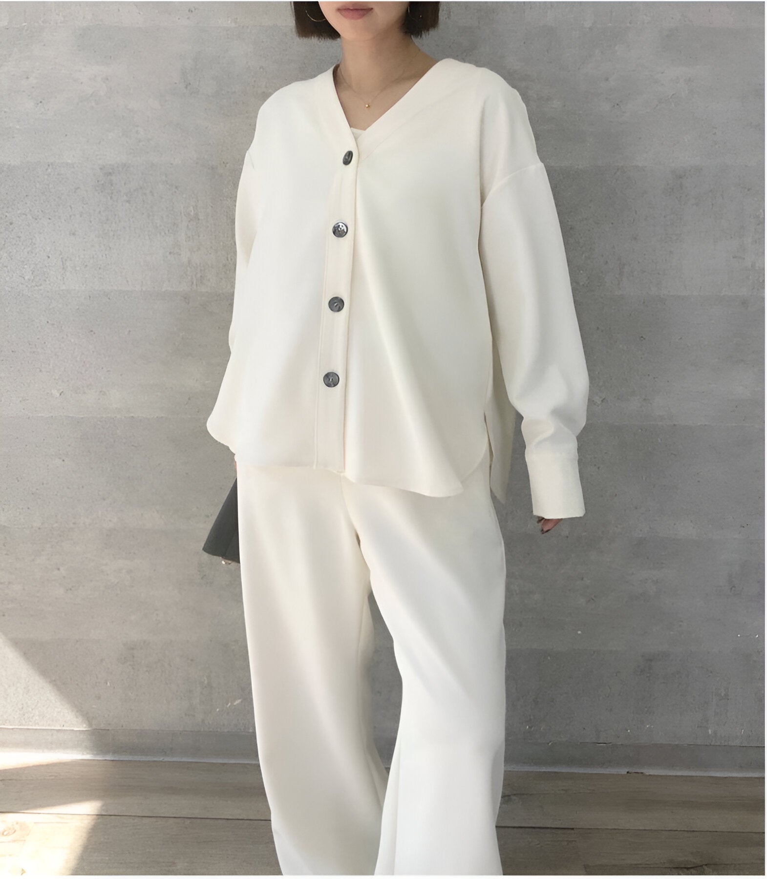 【ANNAKERRY】Vカーディガンブラウス/27261701