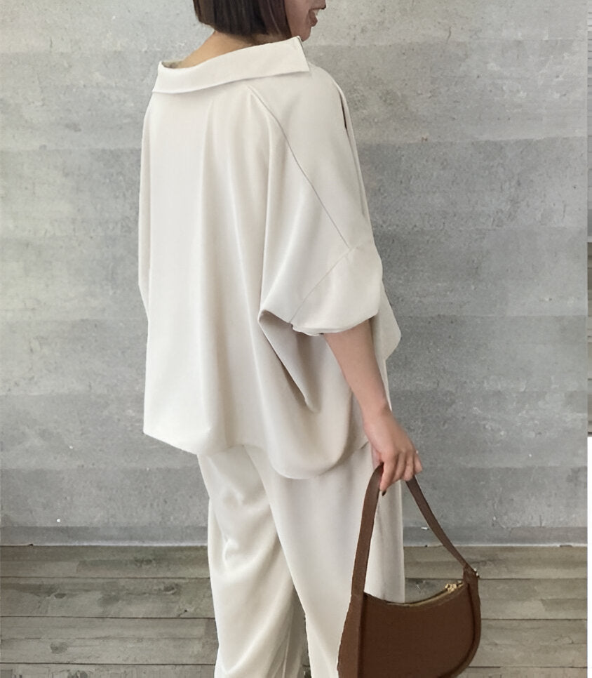 【ANNAKERRY】スキッパーオーバーシャツ/56261703